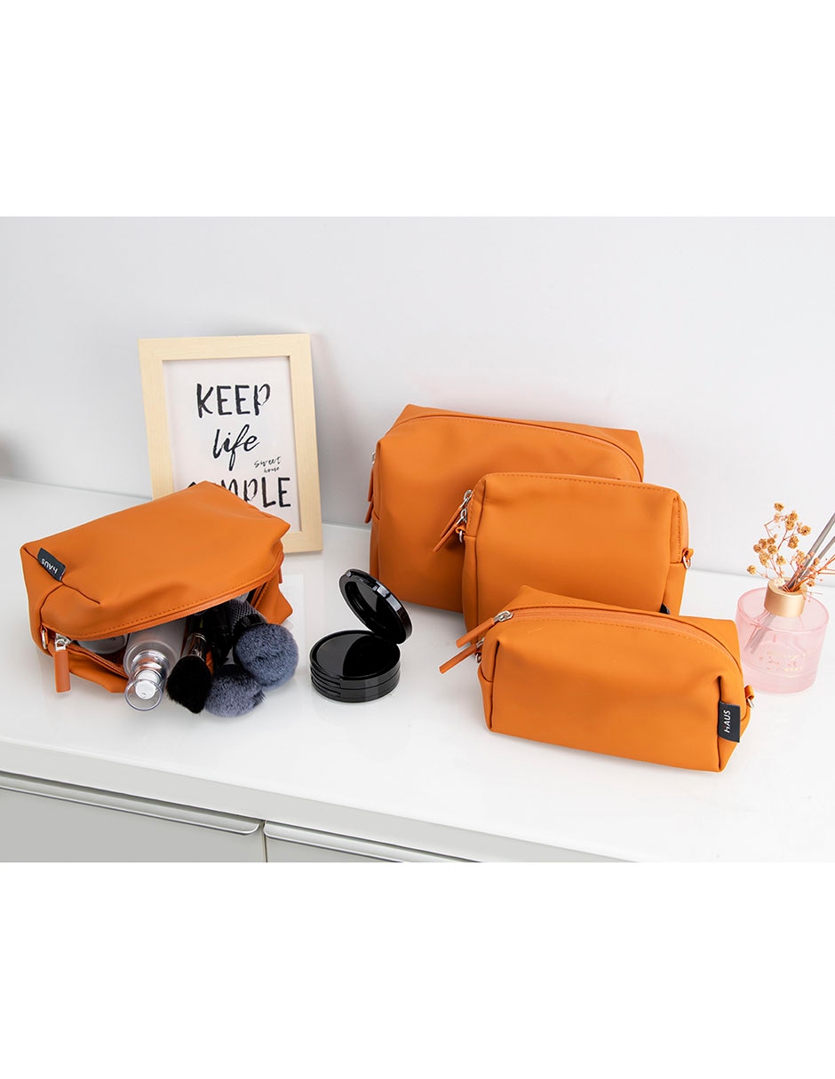 SET BOLSAS ORGANIZADORAS MUYI, NARANJA