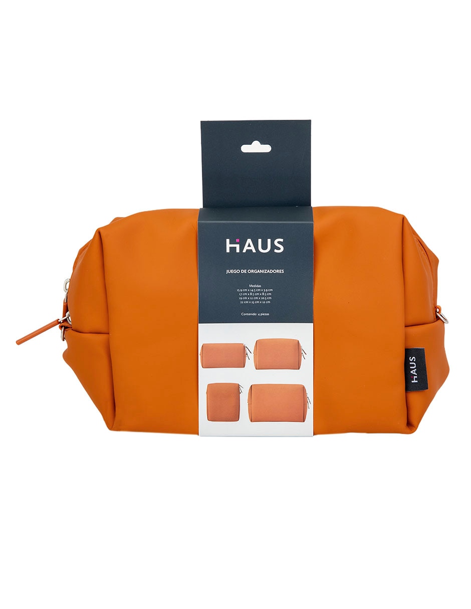 SET BOLSAS ORGANIZADORAS MUYI, NARANJA