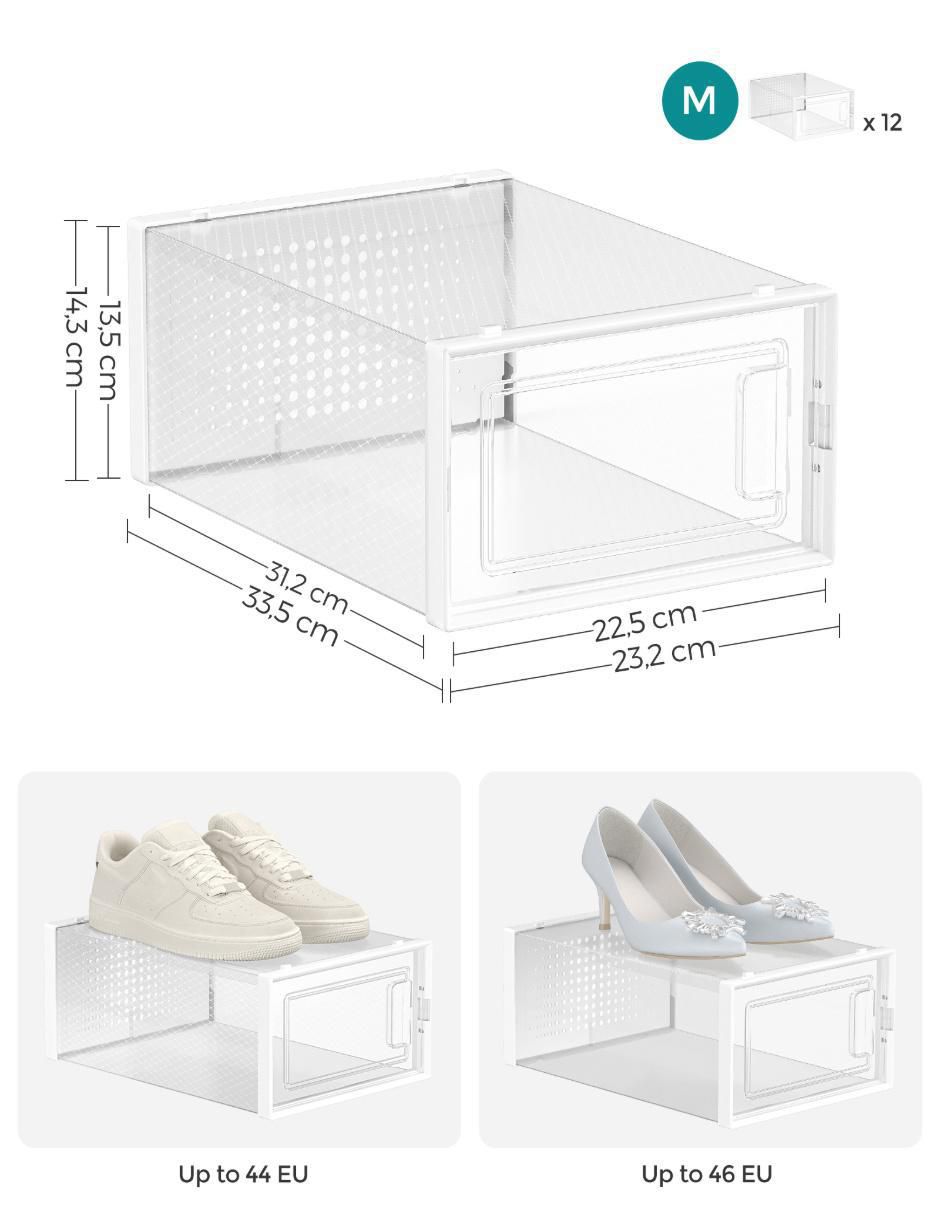 Zapatera armable Dennys para 12 pares de zapatos adulto 4