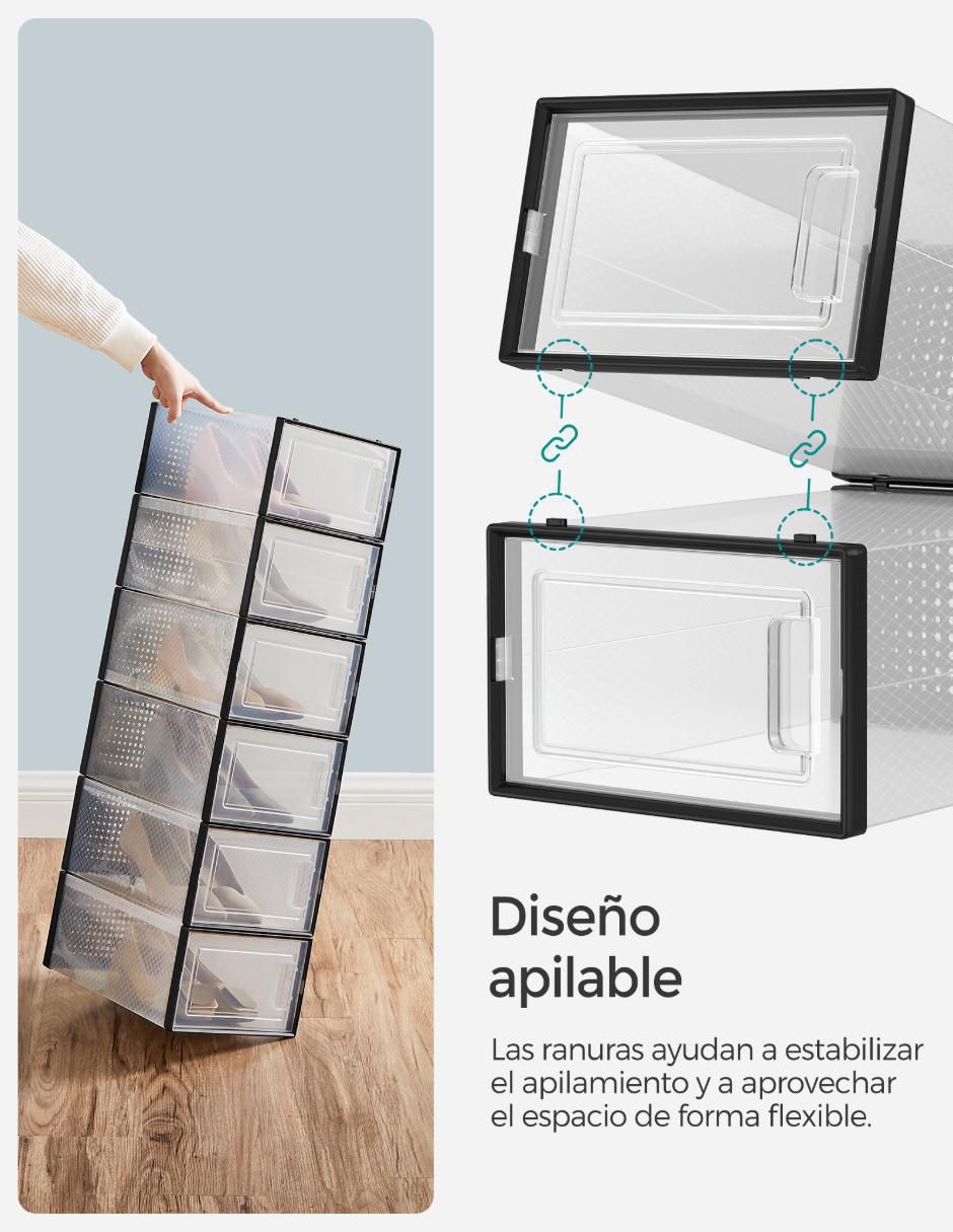 Zapatera armable mueble Dennys para 18 pares 2