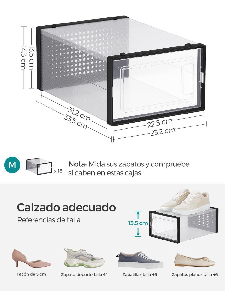 Zapatera armable mueble Dennys para 18 pares 4