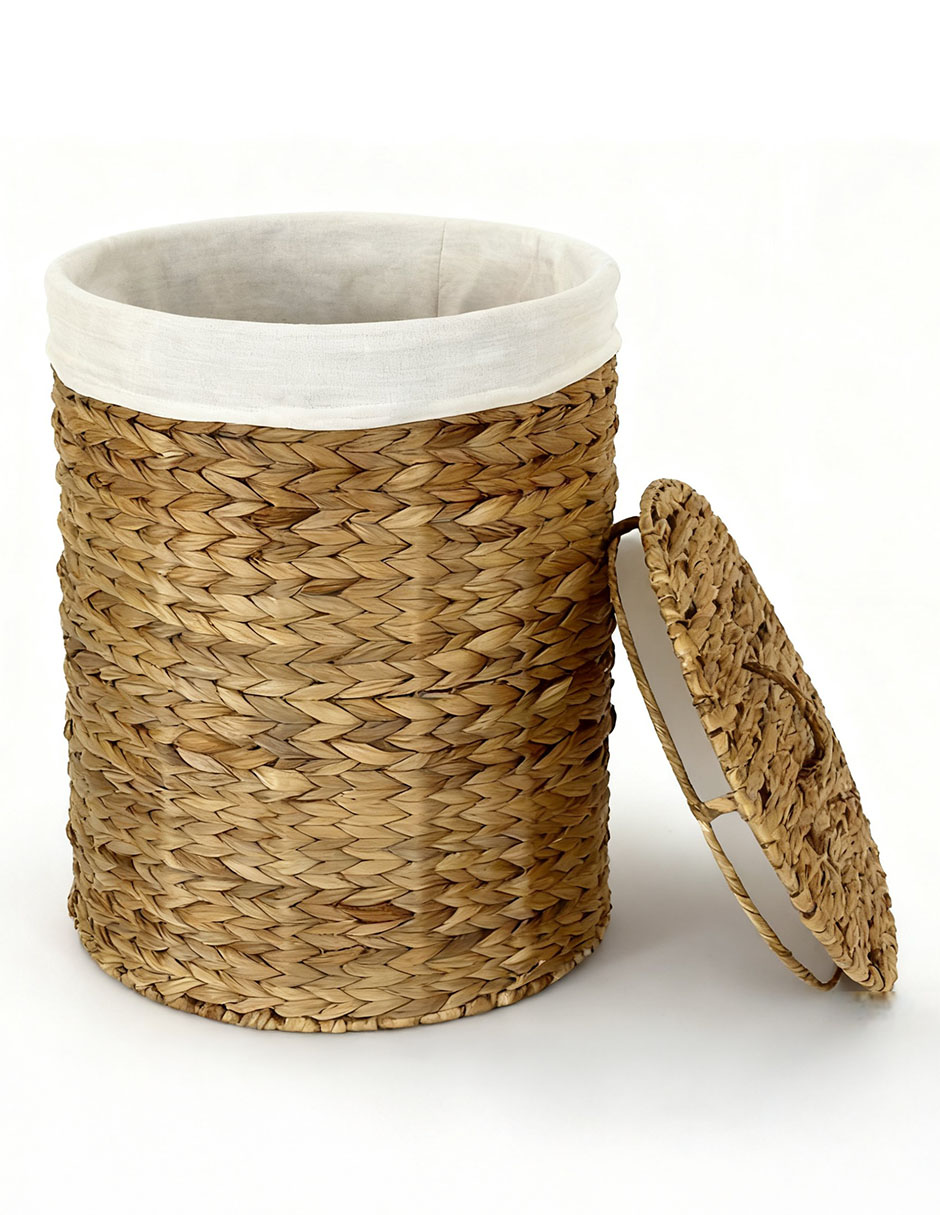 Set cesto para ropa de jacinto de agua 4