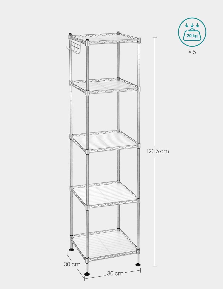 Estante de metal Dalten MLGR023s01 4