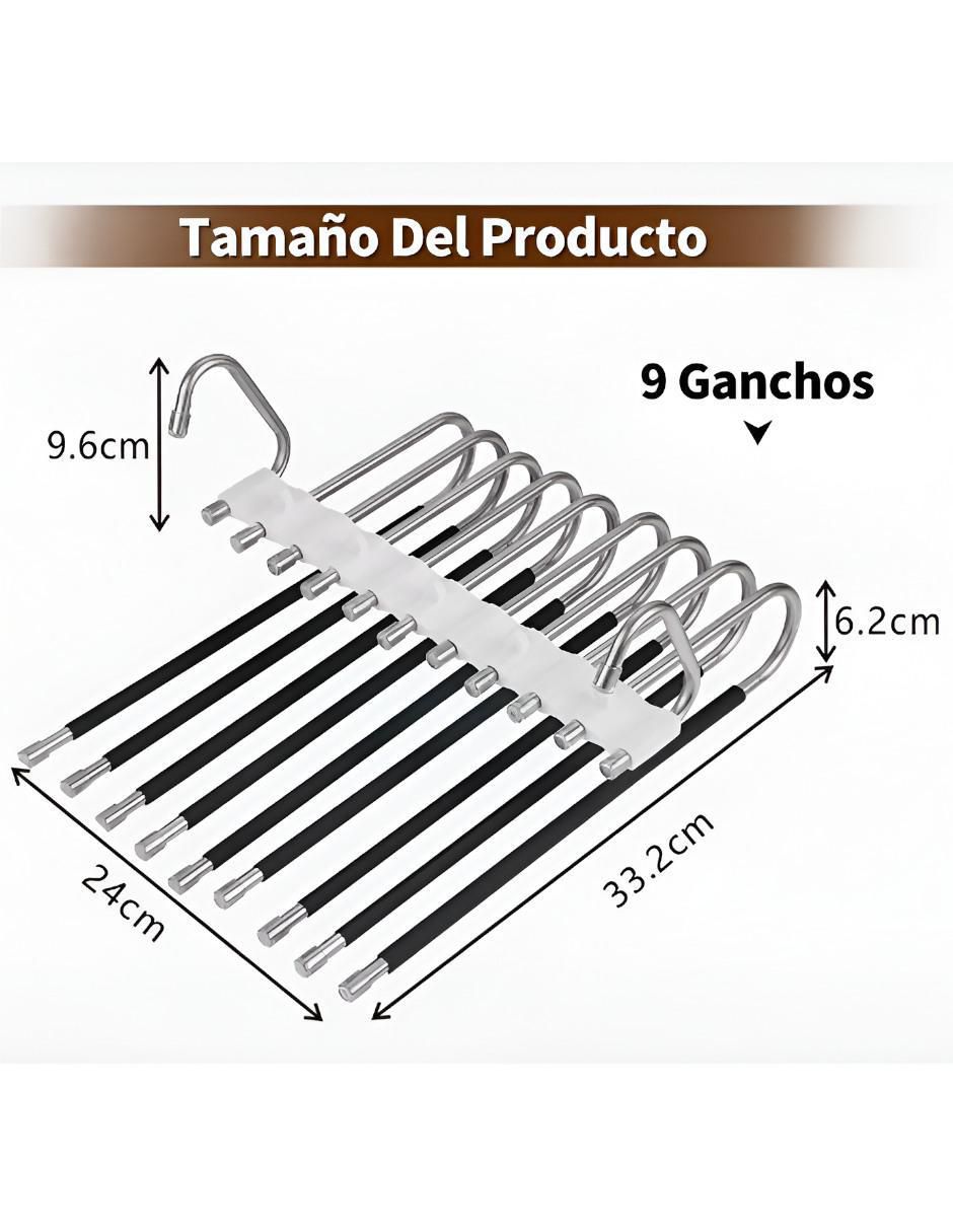 Set gancho de acero inoxidable 2 piezas 4