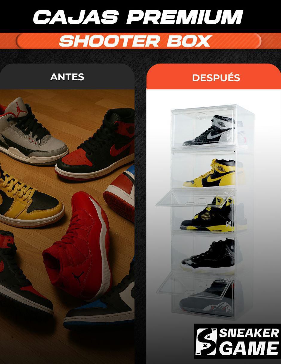 Zapatera armable caja almacenadora Shooter Box para 10 pares de zapatos 6