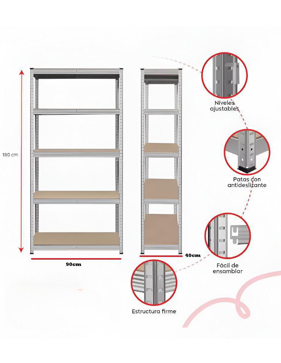 Estante de MDF XTLLAR6950 4