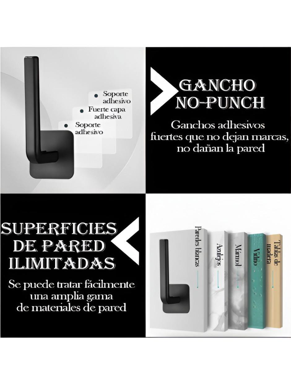 Perchero de pared de ABS 4 ganchos 3