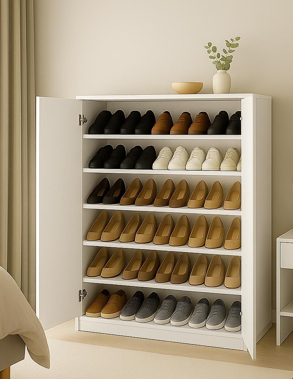 Zapatera armable mueble para 55 pares de zapatos adulto 3