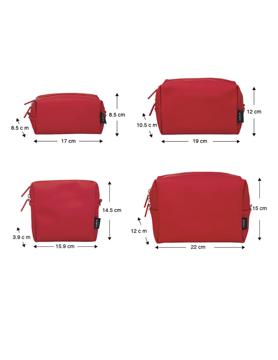 SET BOLSAS ORGANIZADORAS MUYI PI, ROJO