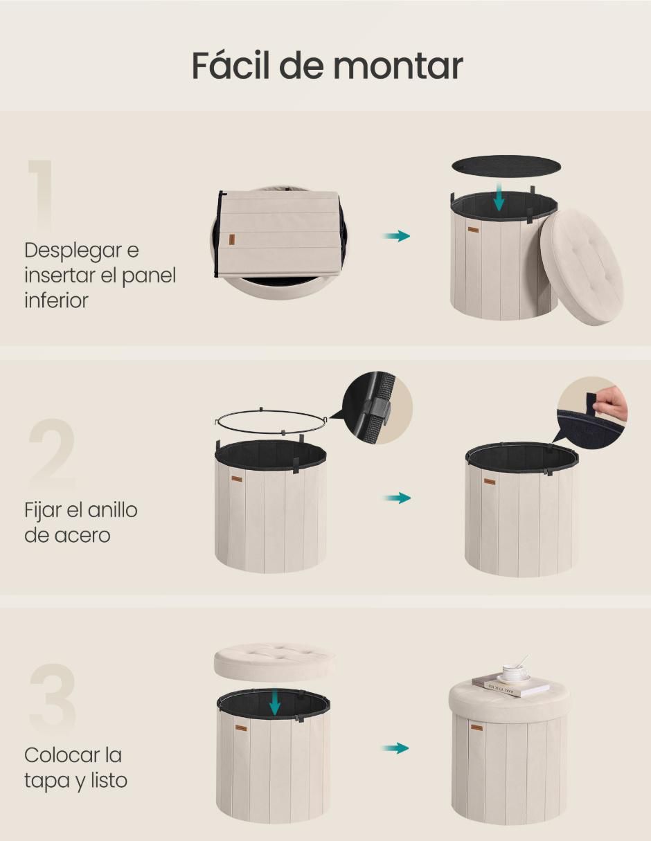 Taburete Mazie de mdf