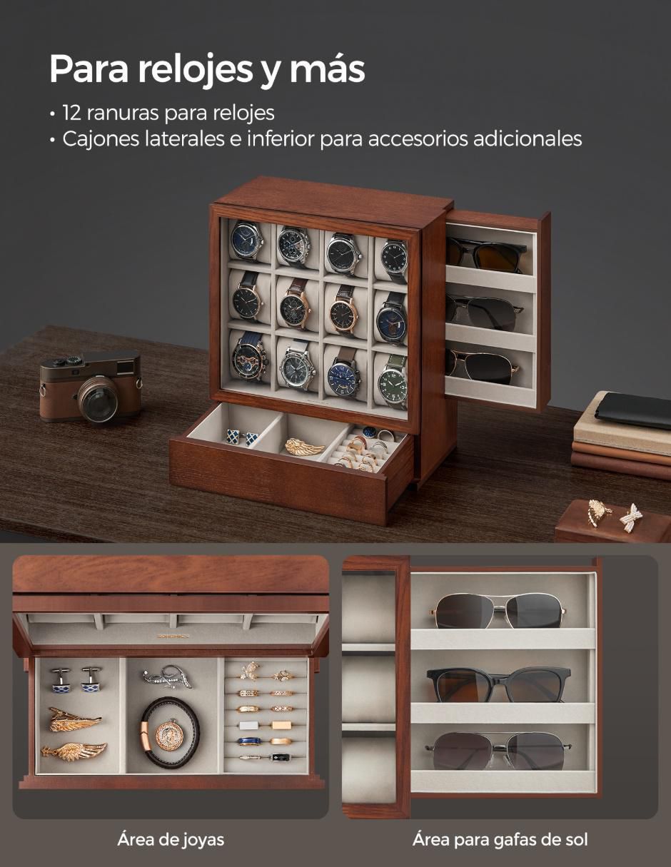 Caja reloj Anicia rectangular 3