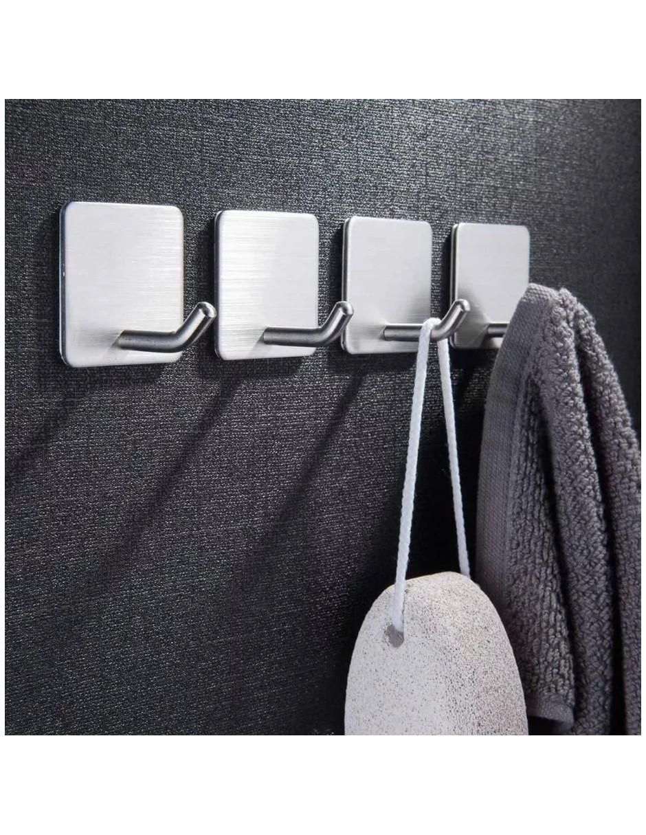 Perchero de pared de acero inoxidable 6 ganchos 2