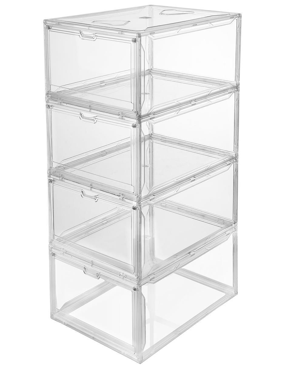 Zapatera armable caja almacenadora para 4 pares de zapatos adulto