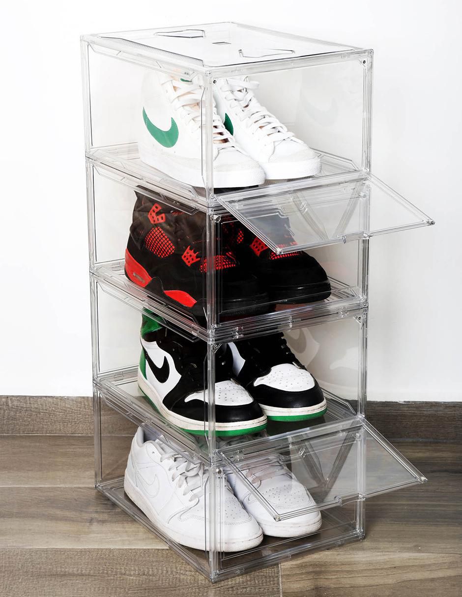 Zapatera armable caja almacenadora para 4 pares de zapatos adulto 5