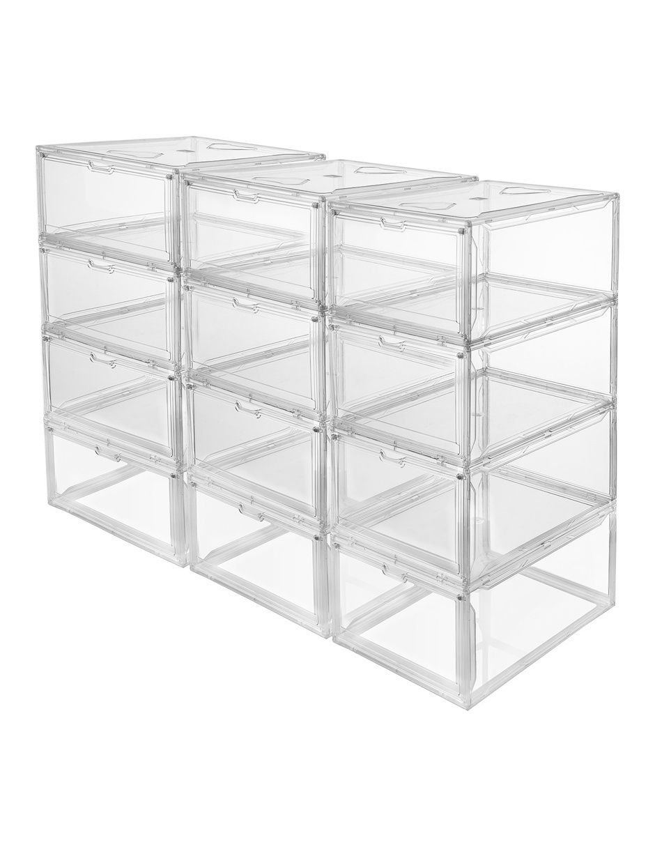 Zapatera armable caja almacenadora para 12 pares de zapatos adulto