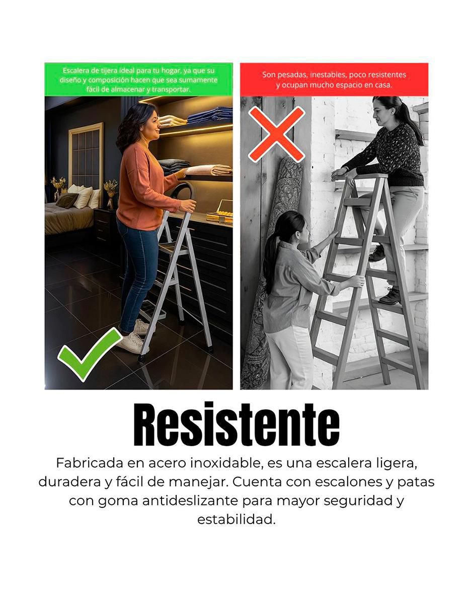 Escalera de tijera de acero 4