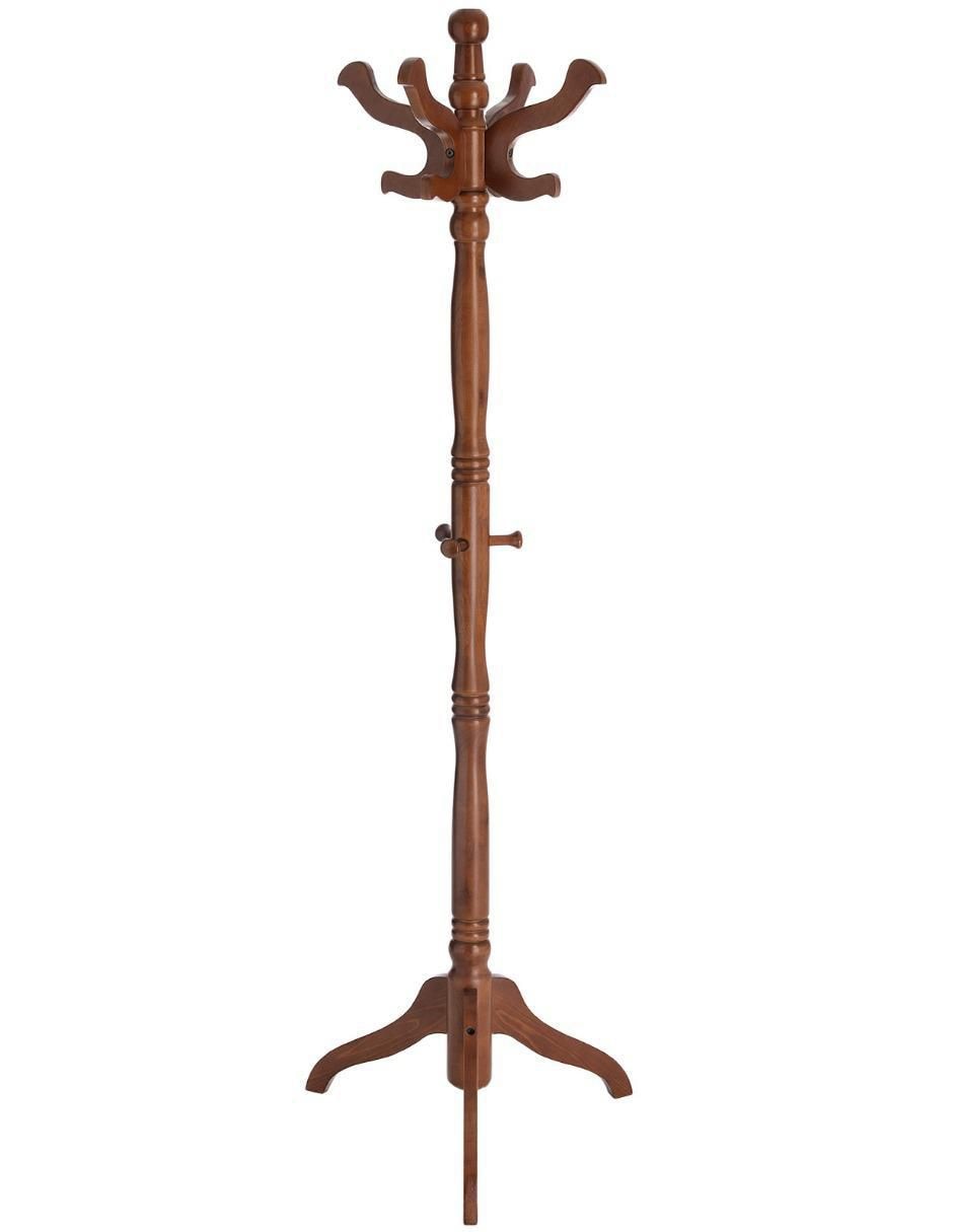 Perchero de piso Adair de madera 8 ganchos