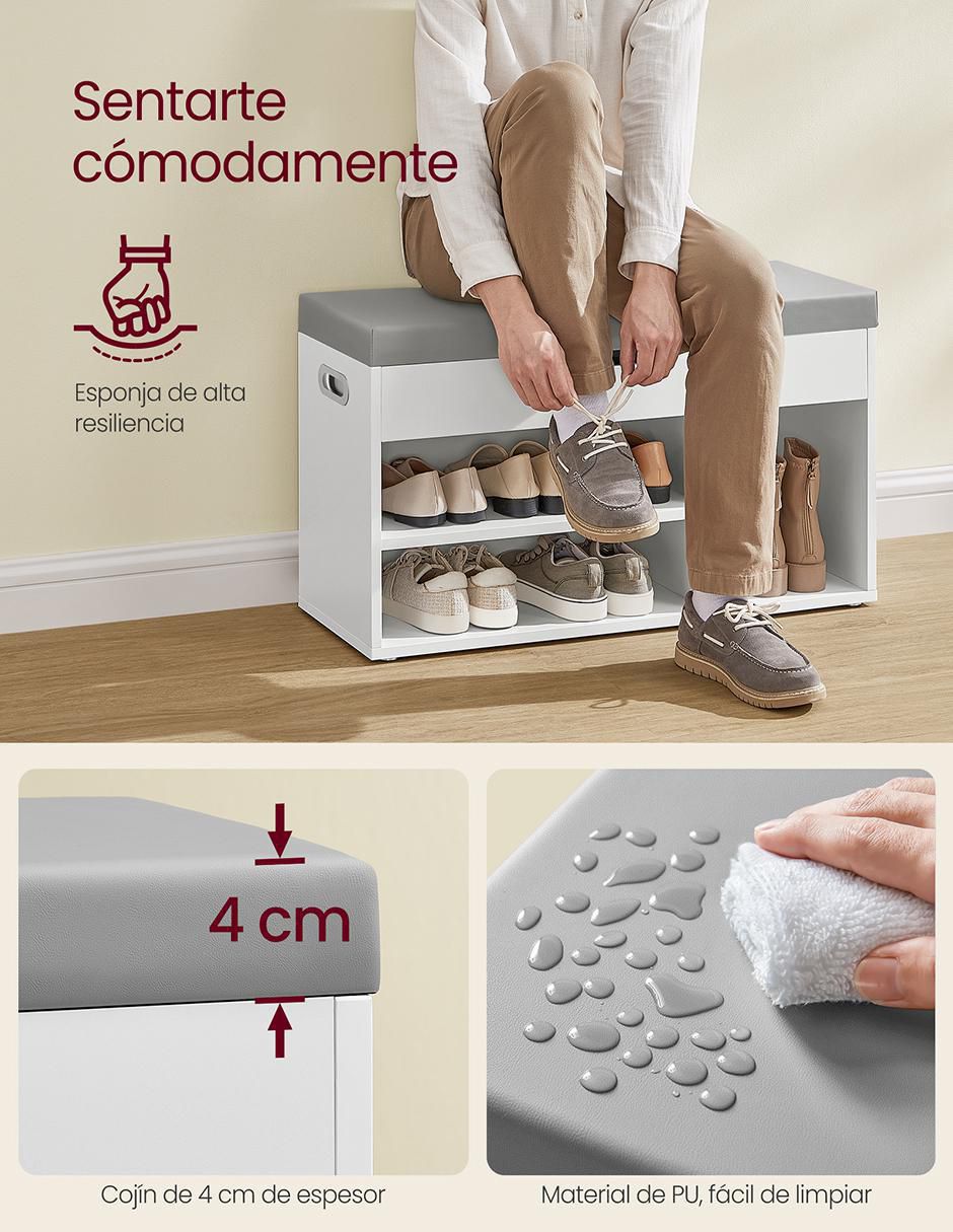 Zapatera armable para 6 pares de zapatos 2