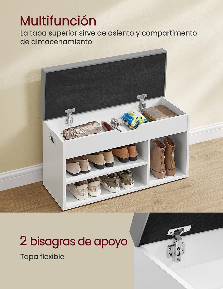 Zapatera armable para 6 pares de zapatos 4