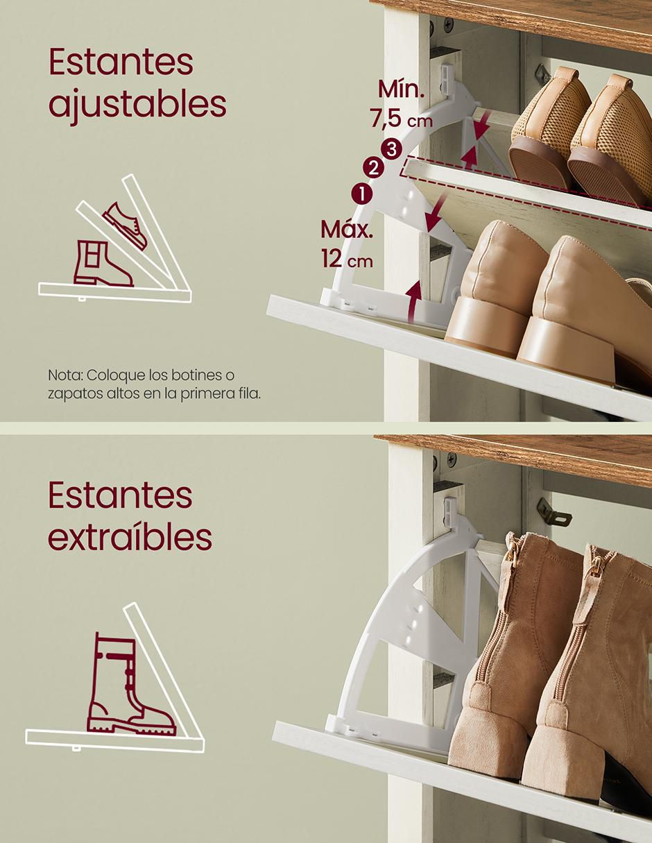 Zapatera armable Liry para 12 pares de zapatos 5