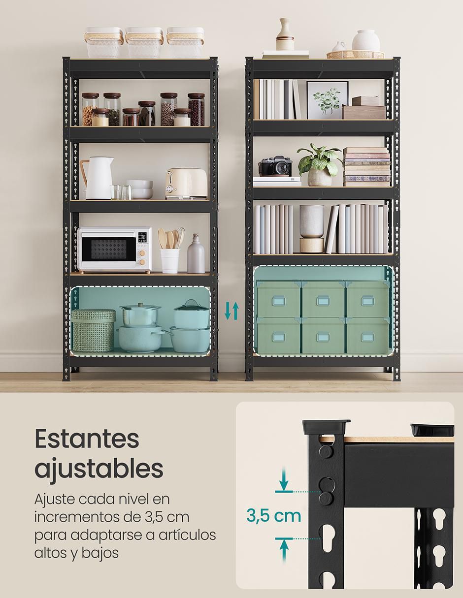 Estante de MDF Cozory MGLR450B11 4