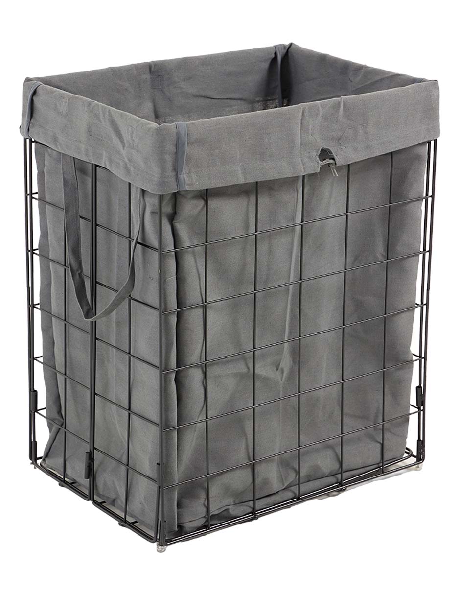 Cesto para ropa de metal