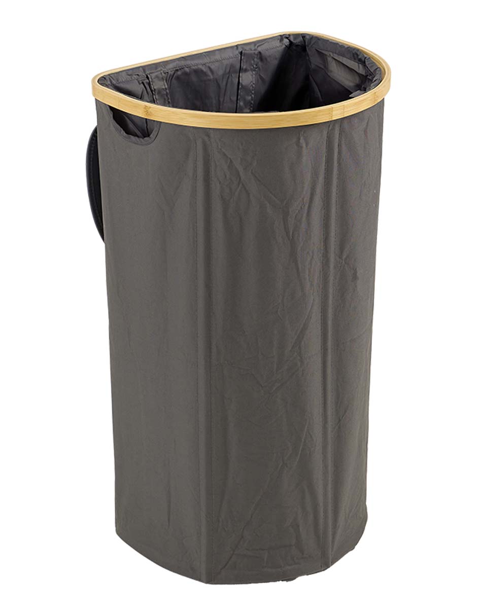 Cesto para ropa de mezcla de materiales 3