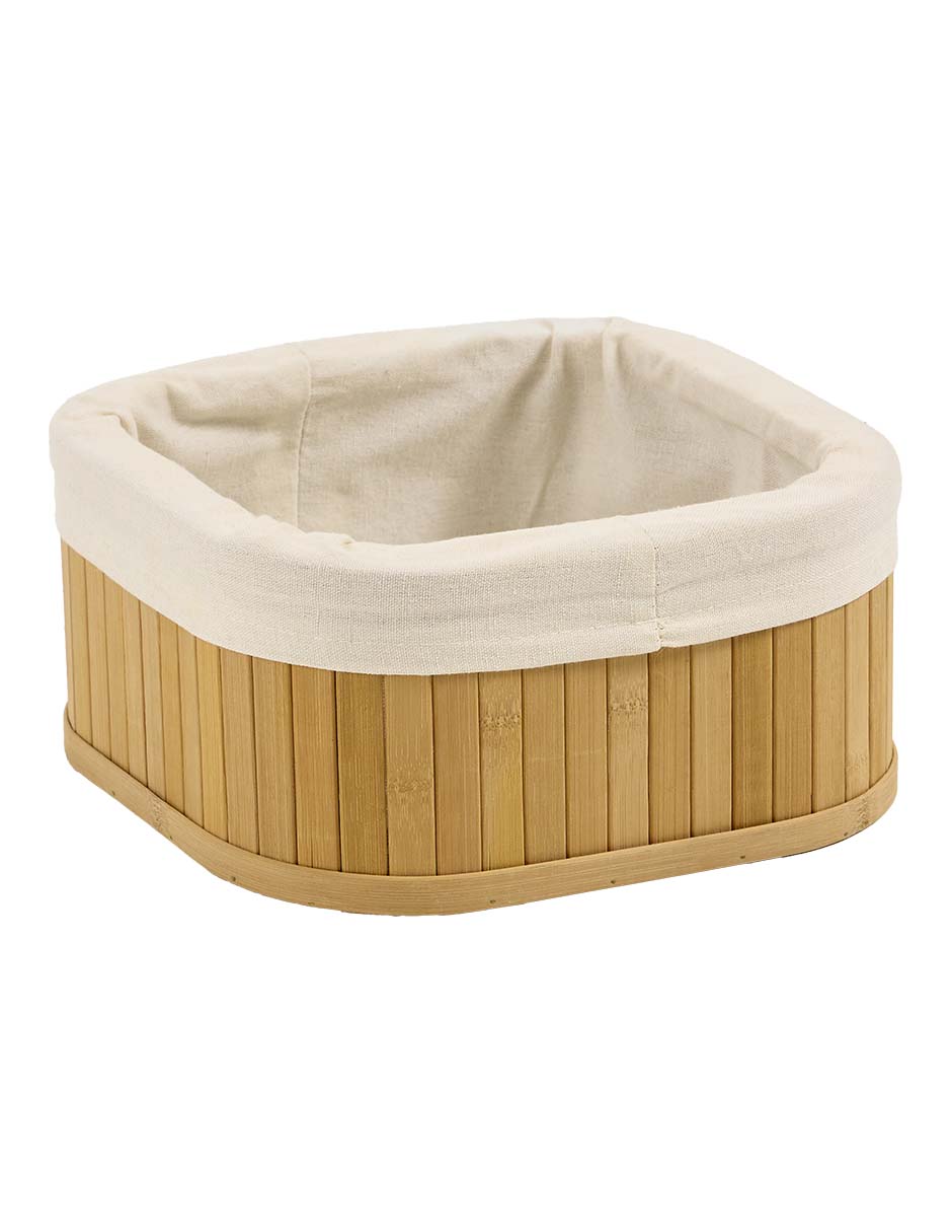 Set cesto para ropa de bambú 11
