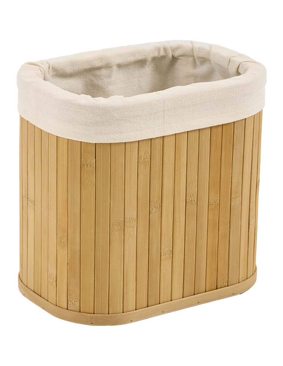 Set cesto para ropa de bambú 7