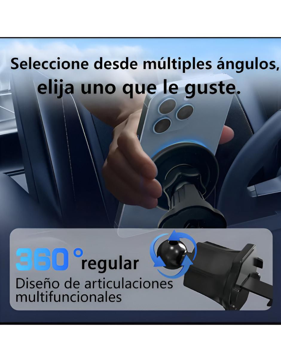 Porta celular portátil fijación imán 2