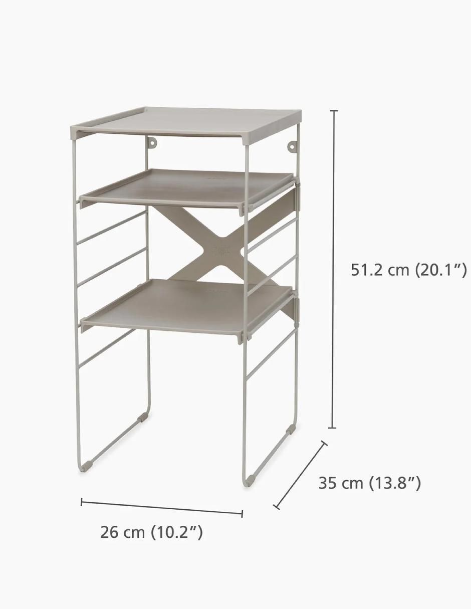 Zapatera armable tubular Hogar para 4 pares de zapatos 5