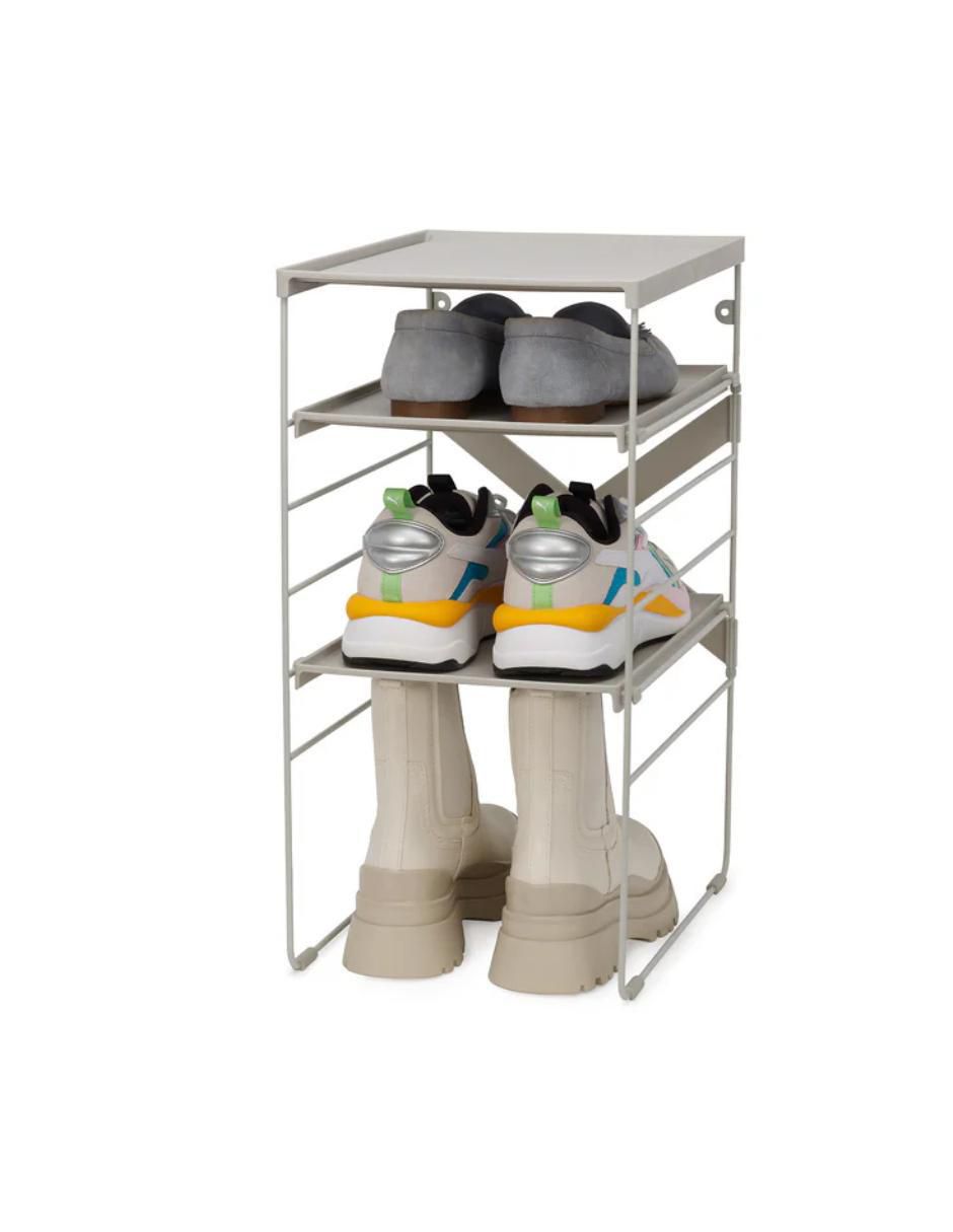 Zapatera armable tubular Hogar para 4 pares de zapatos 3