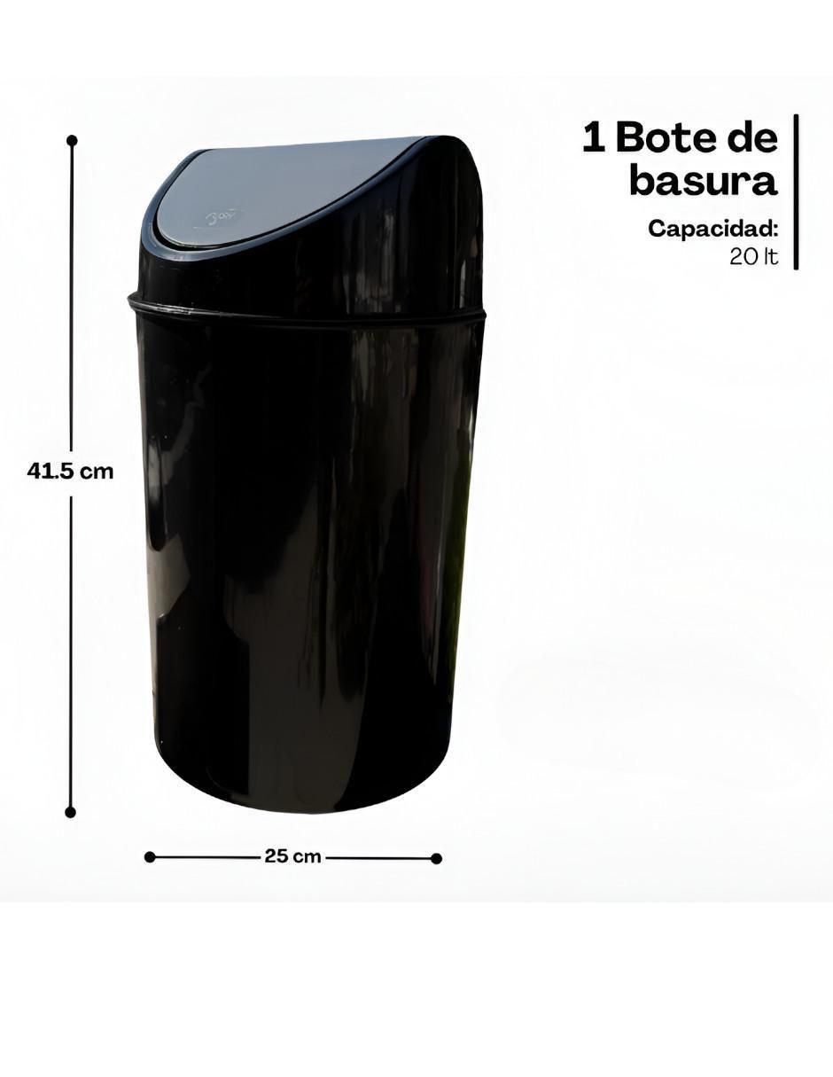 Bote de basura de plástico 4