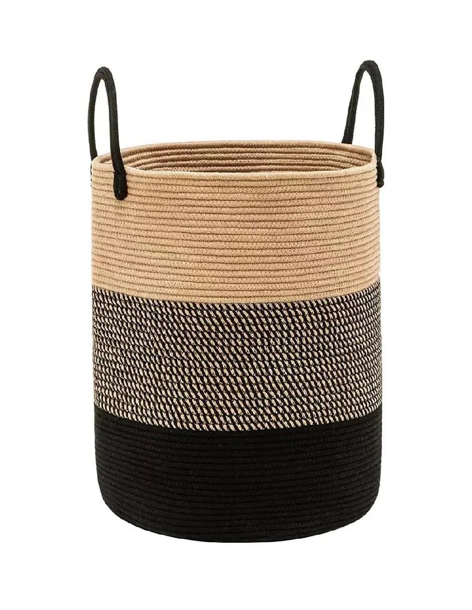 Cesto ropa multiusos de cuerda algodón Cesto ropa multiusos de cuerda algodón
